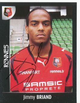 Jimmy Briand  Stade Rennes  2008  Frankreich Panini Sticker original signiert 