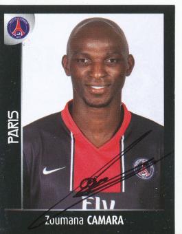 Zoumana Camara   PSG Paris Saint Germain  2008  Frankreich Panini Sticker original signiert 