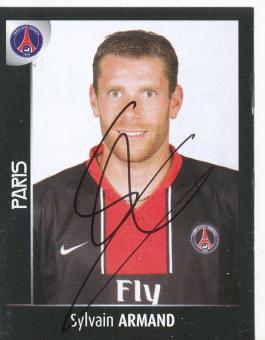 Sylvain Armand   PSG Paris Saint Germain  2008  Frankreich Panini Sticker original signiert 