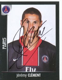 Jeremy Clement   PSG Paris Saint Germain  2008  Frankreich Panini Sticker original signiert 