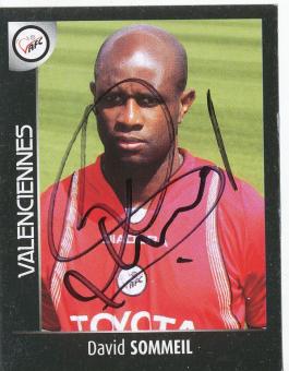 David Sommeil  FC Valenciennes  2008  Frankreich Panini Sticker original signiert 