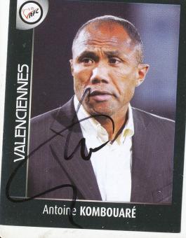 Antoine Kombouare  FC Valenciennes  2008  Frankreich Panini Sticker original signiert 