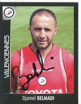 Djamel Belmadi  FC Valenciennes  2008  Frankreich Panini Sticker original signiert 