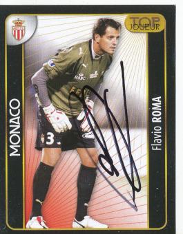 Flavio Roma  AS Monaco  2008  Frankreich Panini Sticker original signiert 