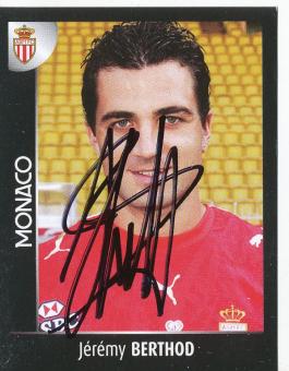 Jeremy Berthod  AS Monaco  2008  Frankreich Panini Sticker original signiert 