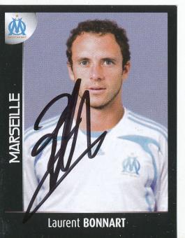 Laurent Bonnart  Olympique Marseille  2008  Frankreich Panini Sticker original signiert 