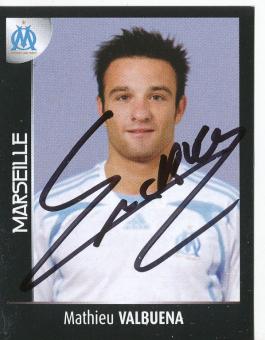 Mathieu Valbuena  Olympique Marseille  2008  Frankreich Panini Sticker original signiert 