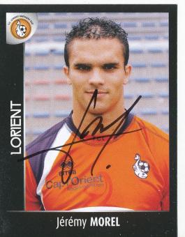 Jeremy Morel  FC Lorient  2008  Frankreich Panini Sticker original signiert 