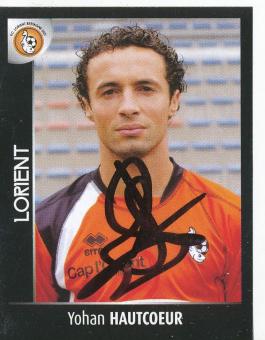 Yohan Hautcoeur  FC Lorient  2008  Frankreich Panini Sticker original signiert 