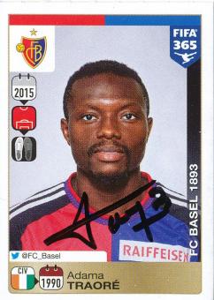 Adama Traore  FC Basel  Panini FIFA 365  Sticker original signiert 