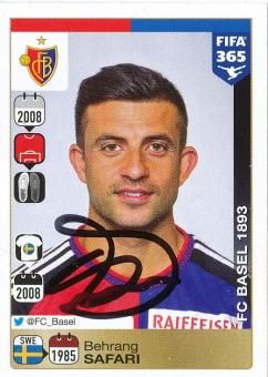 Behrang Safari  FC Basel  Panini FIFA 365  Sticker original signiert 