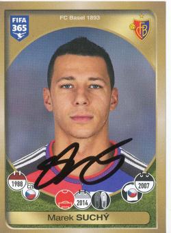 Marek Suchy  FC Basel  Panini FIFA 365  Sticker original signiert 