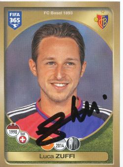 Luca Zuffi  FC Basel  Panini FIFA 365  Sticker original signiert 