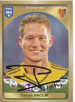 Tomas Vaclik  FC Basel  Panini FIFA 365  Sticker original signiert 