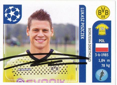 Lukasz Pisczek  Borussia Dortmund 2011/2012  Panini CL Sticker original signiert 