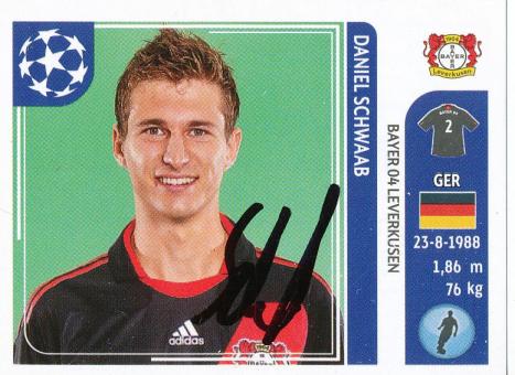 Daniel Schwaab  Bayer 04 Leverkusen  2011/2012  Panini CL Sticker original signiert 