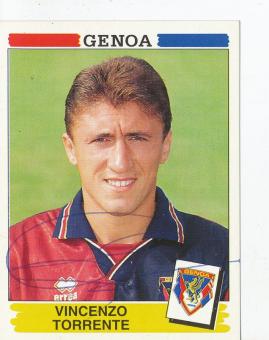 Vincenzo Torrente  CFC Genua 1994/1995  Sticker original signiert 