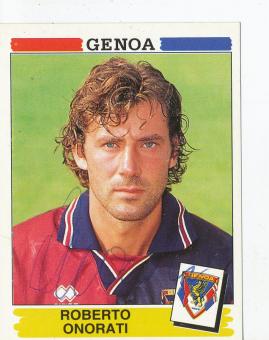 Roberto Onorati  CFC Genua 1994/1995  Sticker original signiert 