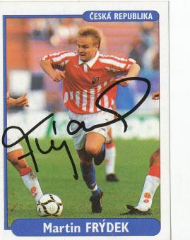 Martin Frydek  Tschechien  EM 1996 Fußball Sticker original signiert 