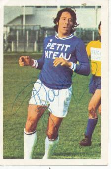Robert Jacques  FC Troyes Aube  Frankreich  Sticker original signiert 