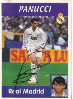 Christian Panucci  Real Madrid  1997/1998  Panini Card original signiert 