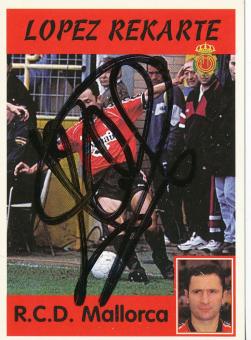 Lopez Rekarte  RCD Mallorca  1997/1998  Panini Card original signiert 