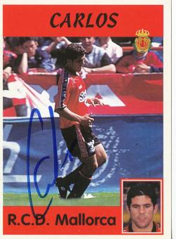 Carlos   RCD Mallorca  1997/1998  Panini Card original signiert 