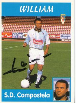 William  SD Compostela  1997/1998  Panini Card original signiert 