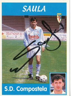 Saula   SD Compostela  1997/1998  Panini Card original signiert 