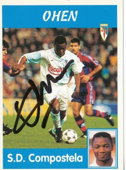 Ohen   SD Compostela  1997/1998  Panini Card original signiert 