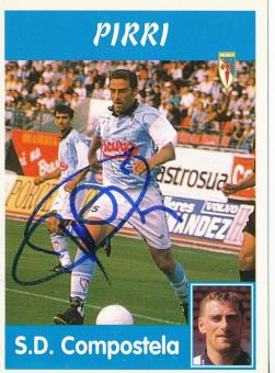 Pirri   SD Compostela  1997/1998  Panini Card original signiert 