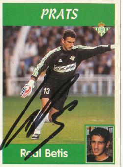 Prats  Real Betis Sevilla  1997/1998  Panini Card original signiert 