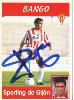 Bango  Sporting de Gijon  1997/1998  Panini Card original signiert 