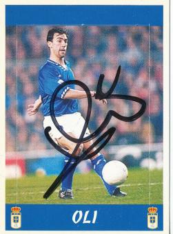 Oli  Real Oviedo   Panini Card original signiert 