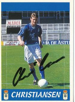 Christiansen  Real Oviedo   Panini Card original signiert 