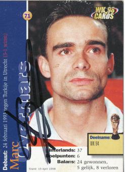 Marc Overmars  Holland  WM 1998 Panini Card original signiert 