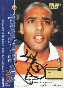 Pierre van Hooijdonk  Holland  WM 1998 Panini Card original signiert 