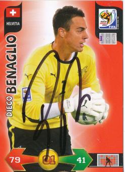Diego Benaglio  Schweiz  WM 2010  Panini Card original signiert 