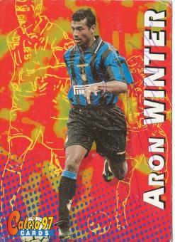 Aron Winter  Inter Mailand  Fußball Card original signiert 
