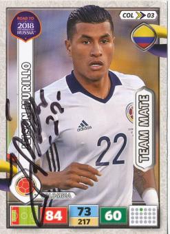 Jeison Murillo  Kolumbien  Road to WM 2018 Panini Card original signiert 