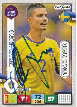Mikael Lustig  Schweden  Road to WM 2018 Panini Card original signiert 