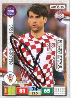 Vedran Gorluka  Kroatien  Road to WM 2018 Panini Card original signiert 