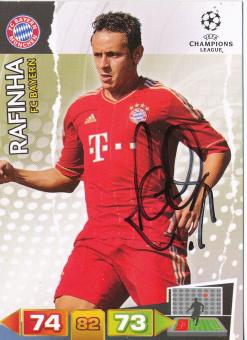 Rafinha  FC Bayern München  2011/2012  Panini CL Card original signiert 