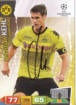 Sebastian Kehl  Borussia Dortmund  2011/2012  Panini CL Card original signiert 