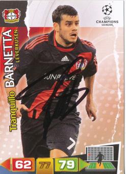 Tranquillo Barnetta  Bayer 04 Leverkusen  2011/2012  Panini CL Card original signiert 
