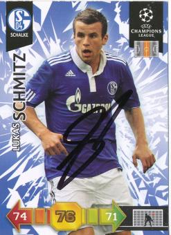 Lukas Schmitz  FC Schalke 04  2010/2011  Panini CL Card original signiert 