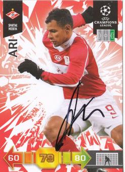 Ari  Spartak Moskau  2010/2011  Panini CL Card original signiert 