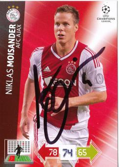 Niklas Moisander  Ajax Amsterdam  2012/2013  Panini CL Card original signiert 