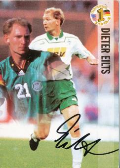 Dieter Eilts  DFB  Panini Bundesliga Card original signiert 