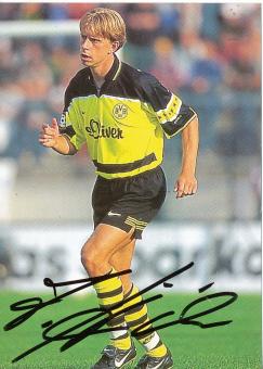 Jörg Heinrich  Borussia Dortmund  Panini Bundesliga Card original signiert 